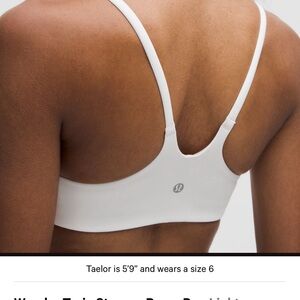 lululemon athletica White Sports Bra